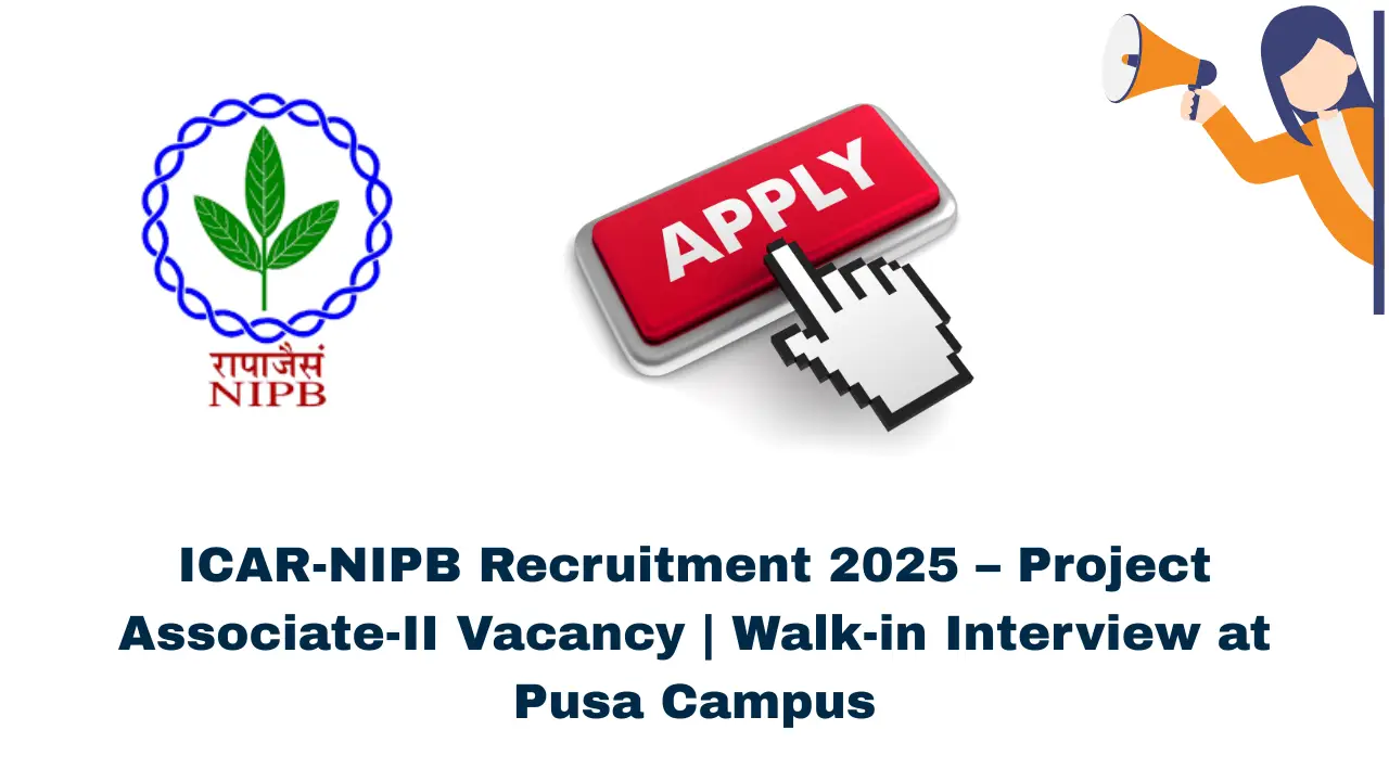 ICAR-NIPB Recruitment 2025