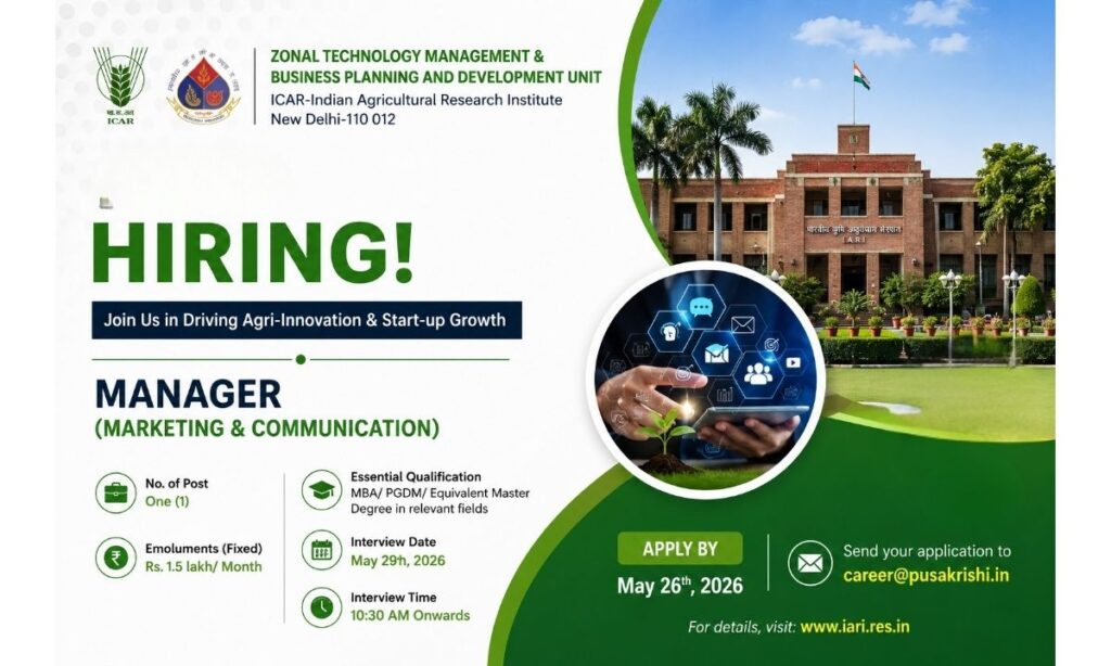 Manager (Marketing & Communication)