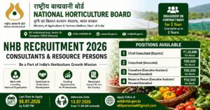 Consultants @ National Horticulture Board 2026