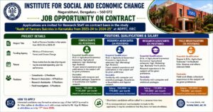 Consultants & Research Positions @ ISEC Bengaluru 2026 