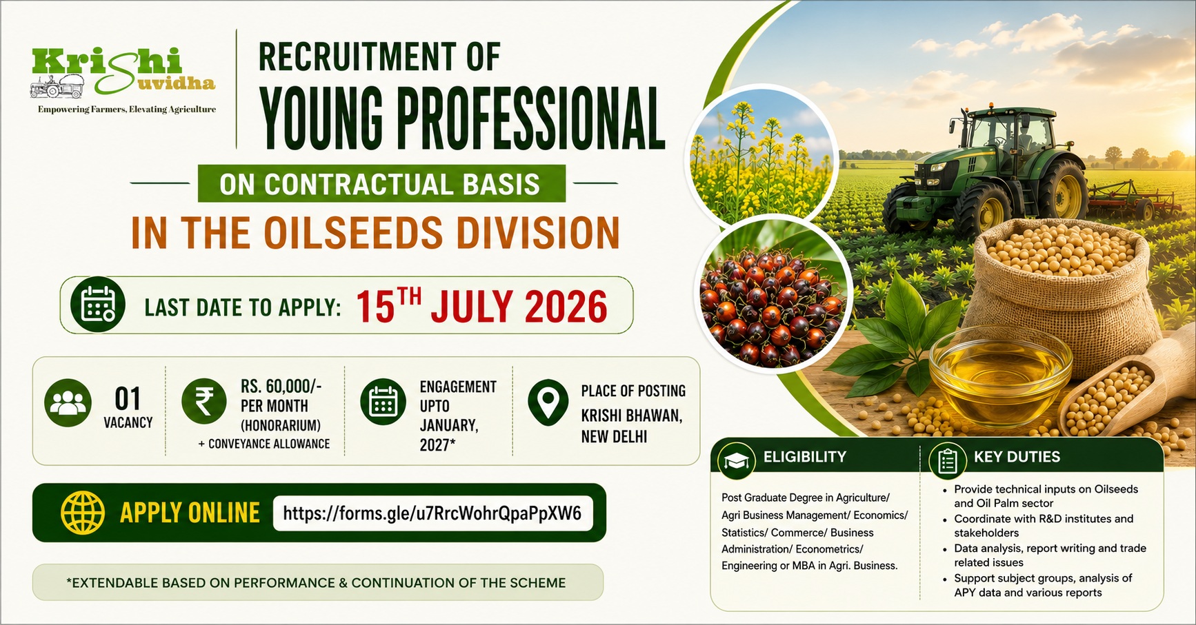 Young Professional @ Oilseeds Division 2026