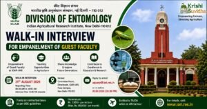 ICAR-IARI Guest Faculty Walk-in 2026 