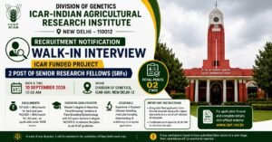 ICAR-IARI SRF Walk-in 2026 | Soybean Project |