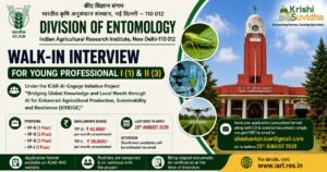 Young Professional-I Vacancy at ICAR-IARI 2025